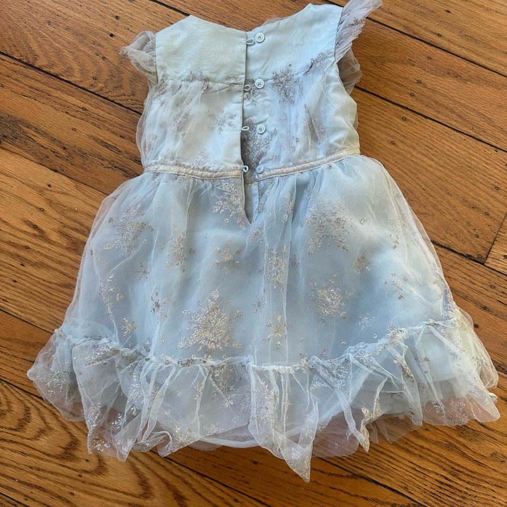 Blue disney Elsa frozen Dress with snowflakes by Janie and jack x Disney